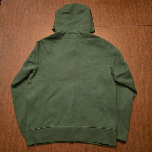 Nike Tech Fleece Windrunner Green Full Zip Hoodie FQ1883-341 Men's Size M - Picture 3 of 4